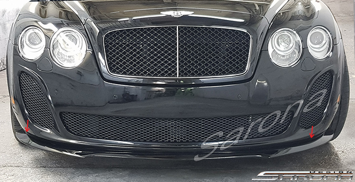 Custom Bentley GT  Coupe Front Add-on Lip (2004 - 2011) - $790.00 (Part #BT-030-FA)